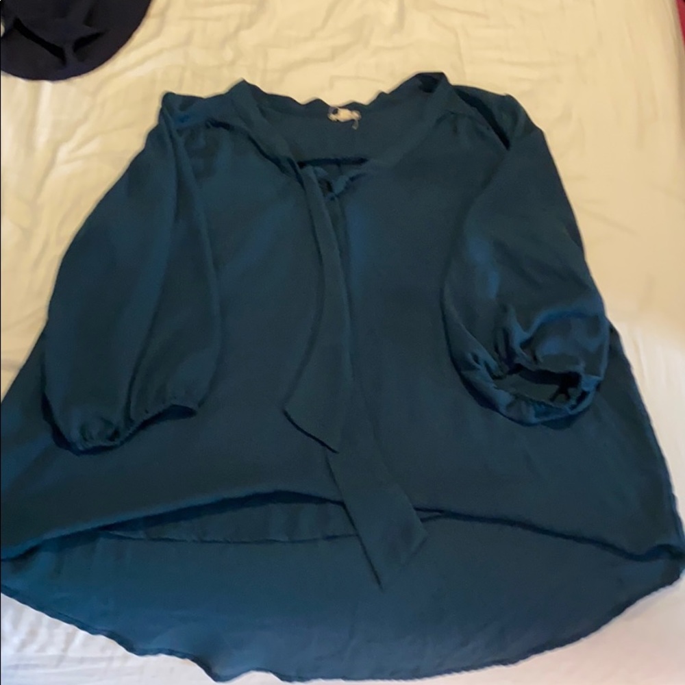 Eyeshadow plus size flowy dress top